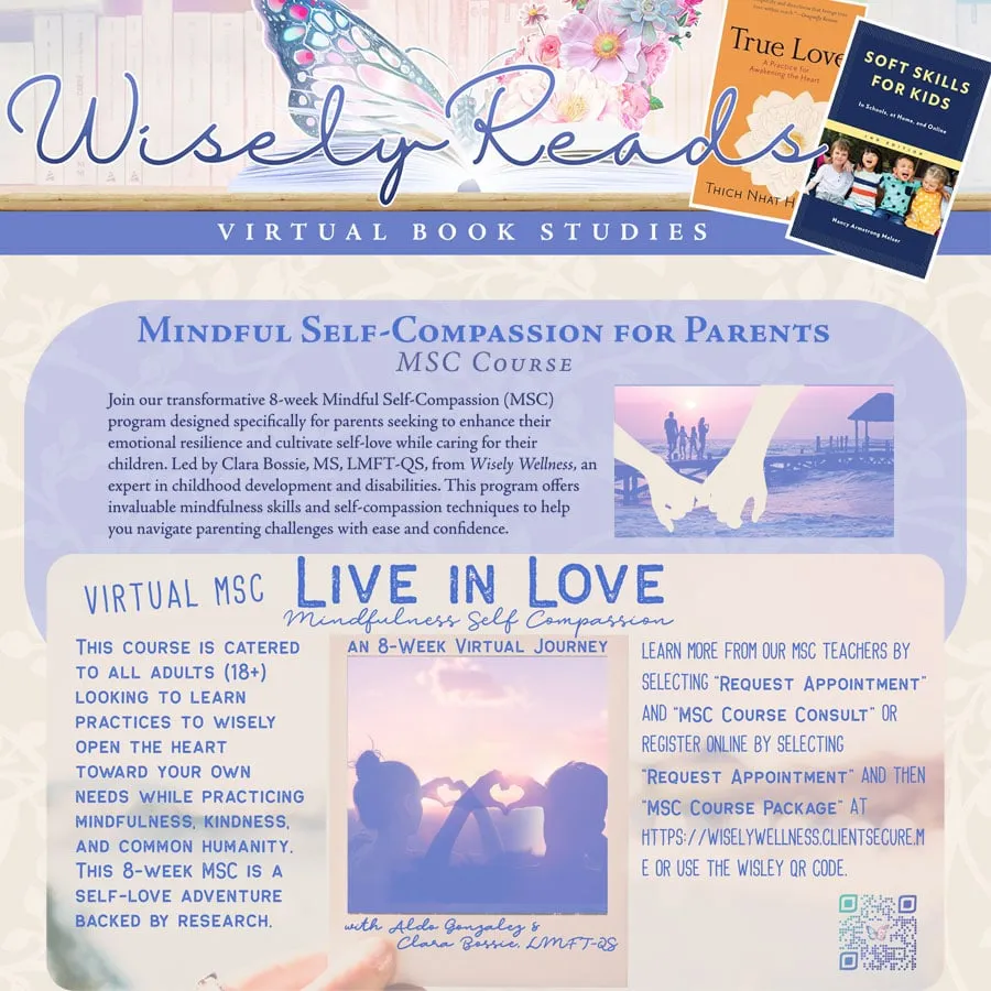 Notebook and wellness materials for guided learning